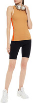 Thumbnail for your product : Reebok x Victoria Beckham Printed Ribbed Cotton-blend Jersey Tank