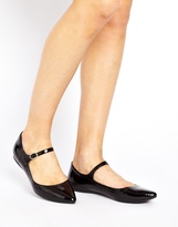 Thumbnail for your product : Faith Black Armitt Mary Jane Flat Shoes