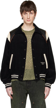 ANDERSSON BELL Black Varsity Jacket - ShopStyle