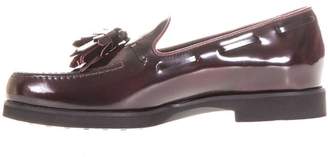 Tod's Tods Brushed Leather Loafers With Tassel
