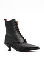 Thumbnail for your product : Thom Browne Lace-Up Wingtip Ankle 50mm Booties