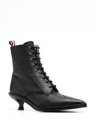 Thom Browne Lace-Up Wingtip Ankle 50mm Booties