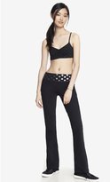 Thumbnail for your product : Express Foil Star Wide Band Yoga Pant