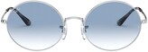 Thumbnail for your product : Ray-Ban Round Gradient Metal Sunglasses