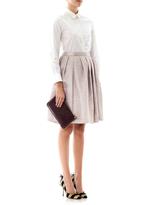 Thumbnail for your product : Nicholas Kirkwood Leather and suede stripe point-toe pumps