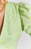 Thumbnail for your product : Bb Exclusive Taylor Crop Top Green Floral