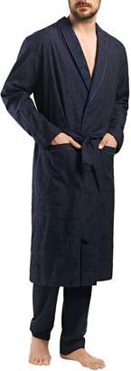 Hanro Men's Raffael Printed Robe