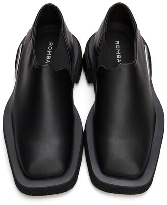 Rombaut Black Beyond Leather Drone Loafers