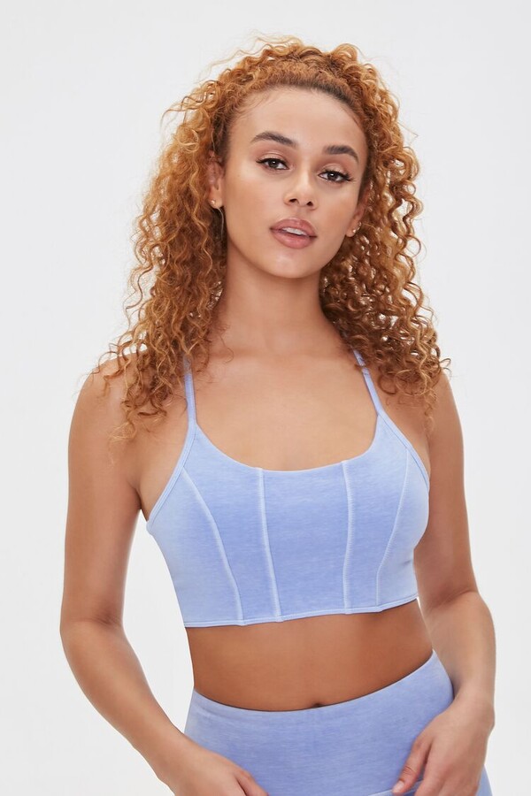 Forever 21 Seamless Ribbed Sports Bra - ShopStyle