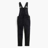 Thumbnail for your product : J.Crew Girls' stretch denim overalls in black
