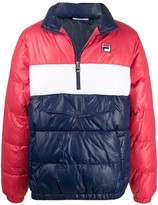 fila uo exclusive chavis colorblock sherpa jacket