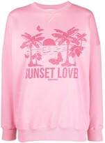 Thumbnail for your product : RED Valentino Sunset Love cotton sweatshirt