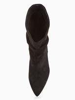 Thumbnail for your product : Very Simone Suede Ruched Calf Boot - Black