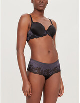 Thumbnail for your product : Wacoal Lace Affair satin and lace contour bra