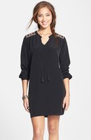 Thumbnail for your product : One Clothing Embroidered Shift Dress (Juniors)