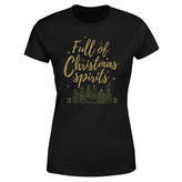 Thumbnail for your product : By Iwoot Full Of Christmas Spirits Women's T-Shirt