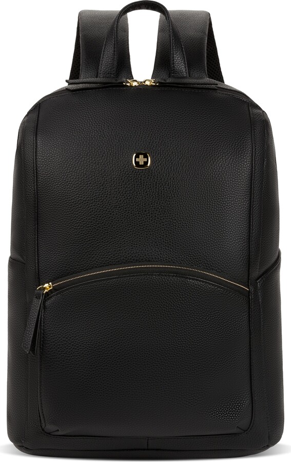 Swiss Gear 9901 Faux Leather Laptop Backpack