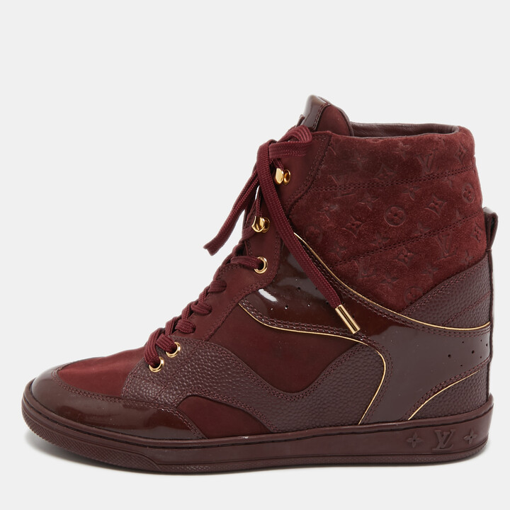 Louis Vuitton Women's Boombox Sneaker Boots Monogram Embossed Leather with  Suede - ShopStyle