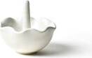 Coton Colors by Laura Johnson Signature White Ruffle Ring Dish