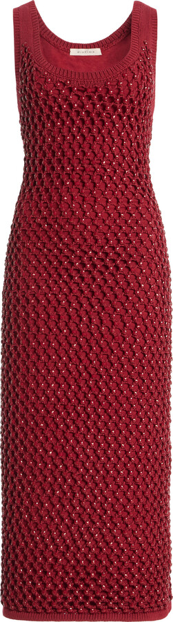 Diotima Exclusive Emin Crystal-Embellished Knit Midi Dress