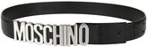 Thumbnail for your product : Moschino Logo Plaque Belt