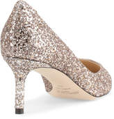 Thumbnail for your product : Jimmy Choo Romy 60 ballet pink glitter pumps