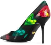 Thumbnail for your product : Versace heart print pumps
