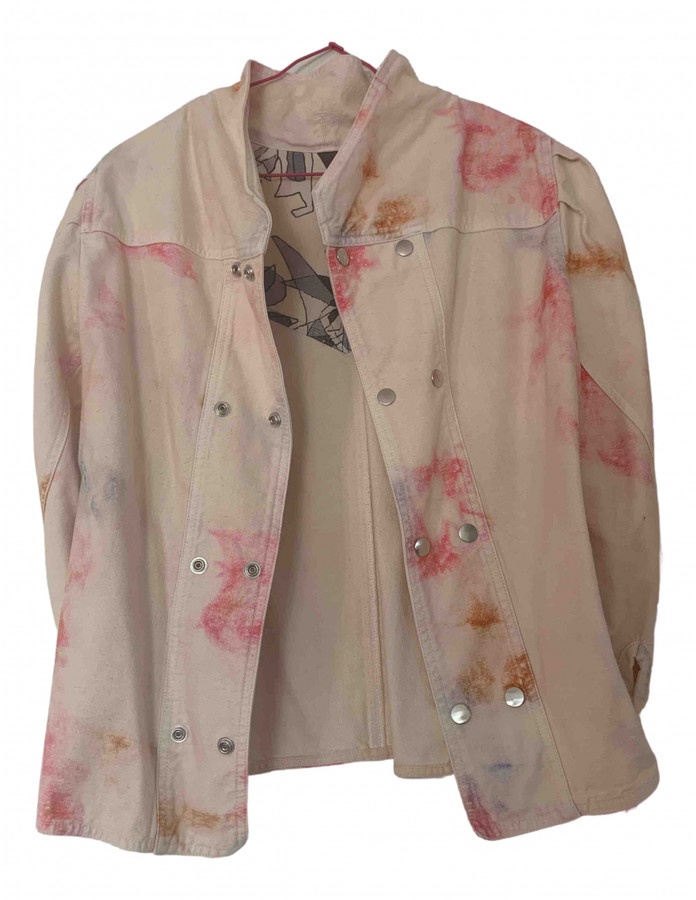 isabel marant pink denim jacket