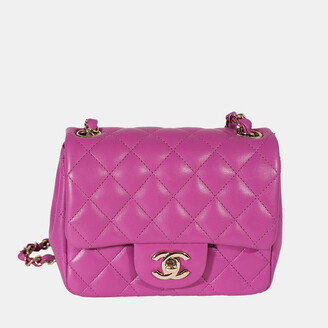 chanel mini pink purse