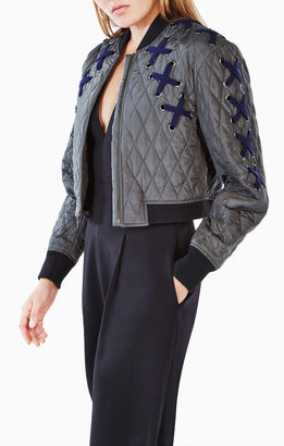 BCBGMAXAZRIA Colin Quilted Bomber Jacket