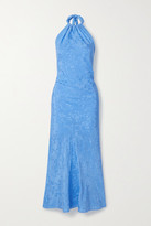 belle mono jacquard dress