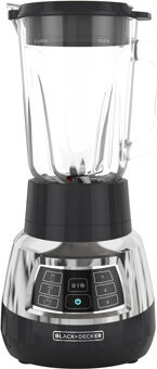 Black & Decker BLACK+DECKER BL1400DG-P Quiet Stainless Steel Blender With Cyclone Glass Cup