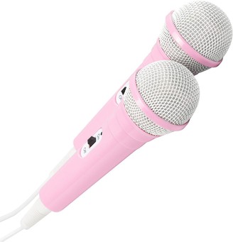Rockjam Cd & Bluetooth Karaoke Machine With Two Microphones, Echo Control &  Led Light-Show - ShopStyle Children's Music