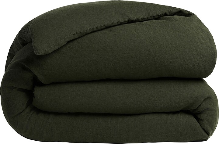 Parachute Linen Duvet Cover in Green