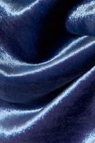 Thumbnail for your product : HANEY Hanne Asymmetric Crushed-velvet Midi Dress