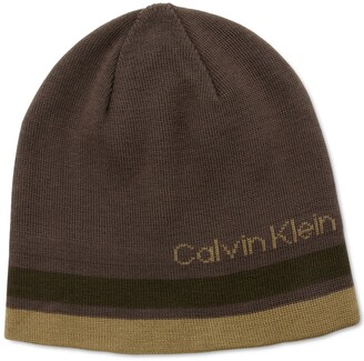calvin klein reversible beanie