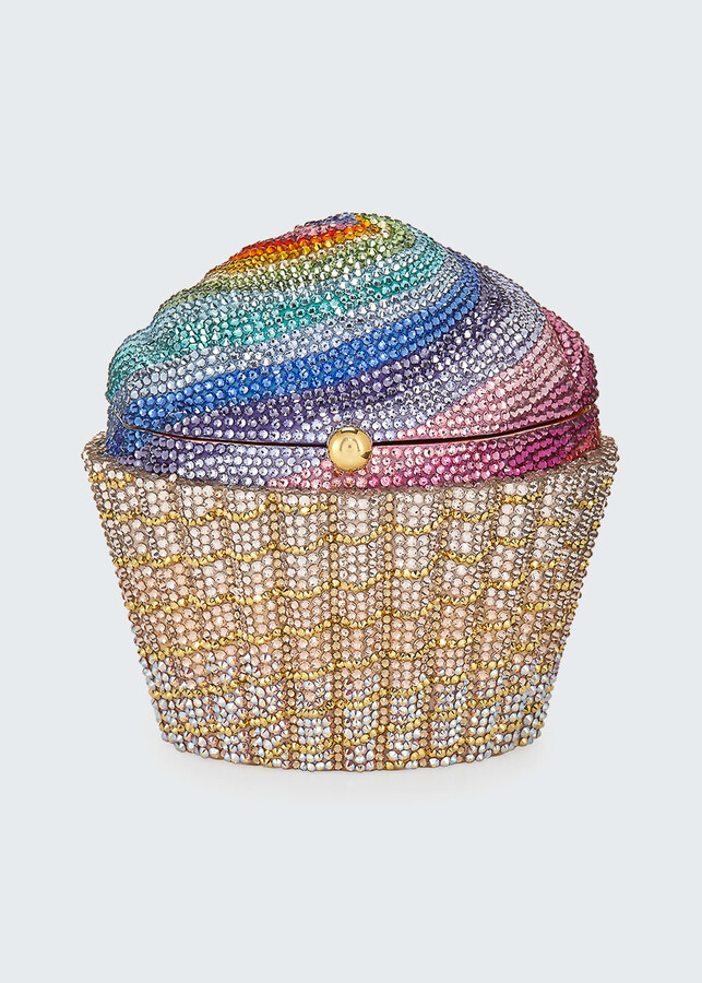 Judith Leiber Cupcake Rainbow Clutch Bag, Multicolor - ShopStyle