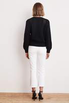 Thumbnail for your product : Velvet by Graham & Spencer CERSEI LACE STITCH PUFF SLEEVE SWEATER