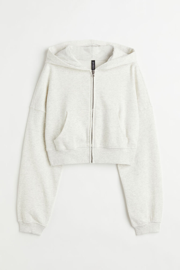 light grey cropped jacket