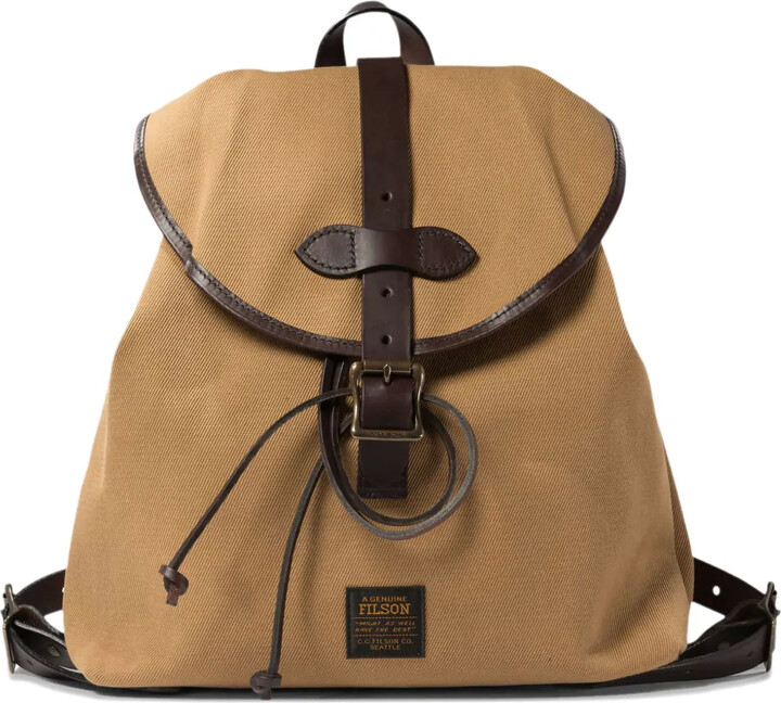 Filson Medium Leather-Trimmed Backpack