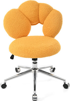East Urban Home Fabric 360 Swivel And Height Adjustable Chair For Various Spaces Semi - Wrapped Ergonomic  Five  4.3 Inch Cushion 16.1 19.3 Inches Seat Multiple E