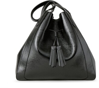 Mulberry Millie Tote Black Spongy Patent