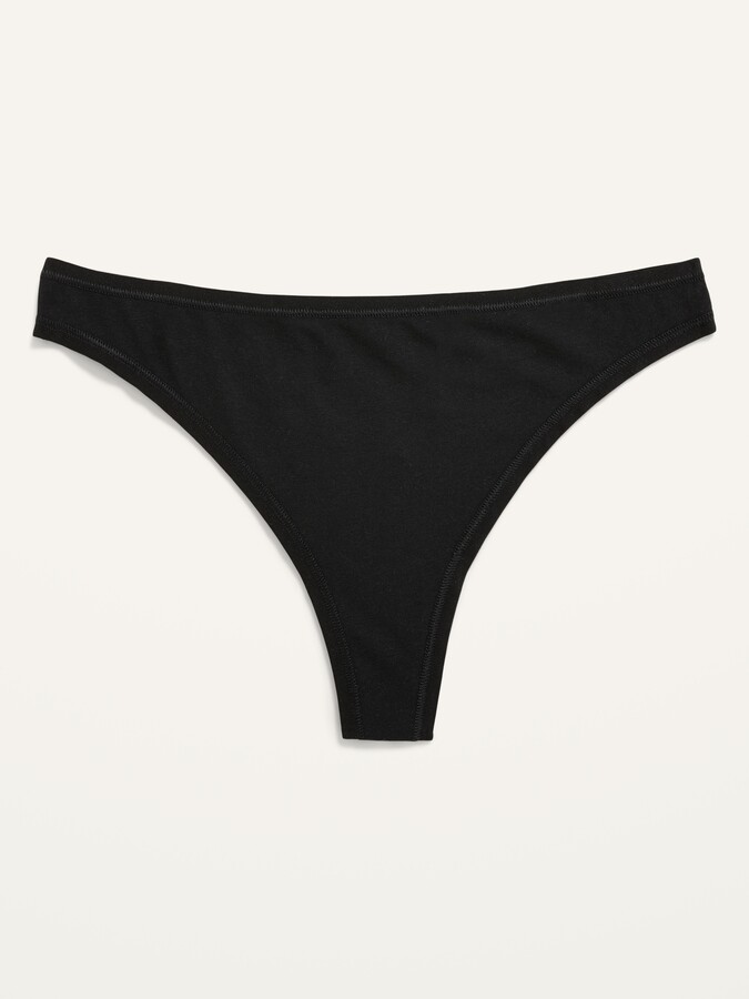 Old Navy Supima® Cotton-Blend Thong Underwear for Women - ShopStyle Panties