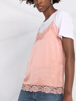 Thumbnail for your product : Twin-Set Lace-Trim Cami Top