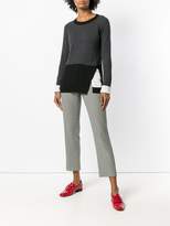 Thumbnail for your product : Lamberto Losani colour-block fitted sweater