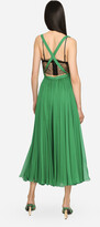 Thumbnail for your product : Dolce & Gabbana Long chiffon dress