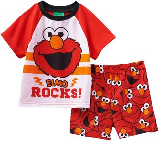Sesame Street elmo rocks!" pajama set - toddler boy