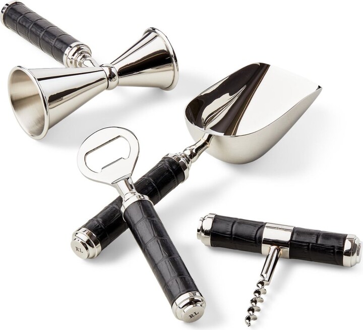 Ralph Lauren Home Black Wells Bar Gift Set