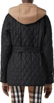 Thumbnail for your product : Burberry Kemble Belted Quilted Field Logo Jacket