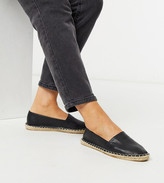 Thumbnail for your product : ASOS DESIGN Wide Fit Jodie espadrilles in black